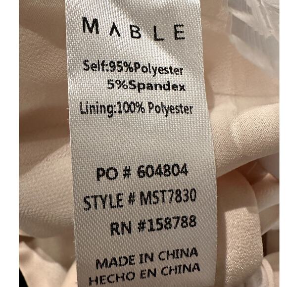 Mable – Juno Tied Detail Top and Shorts Set – Cream – S - Picture 4 of 14